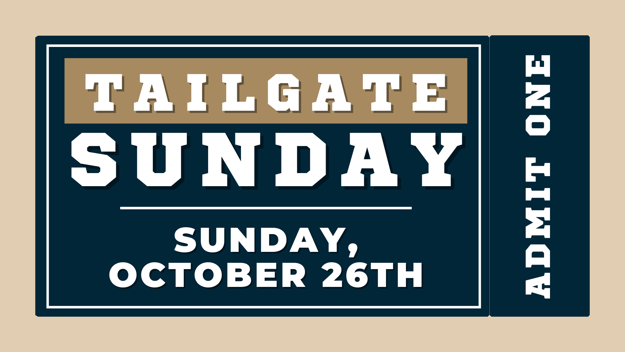 Tailgate Sunday