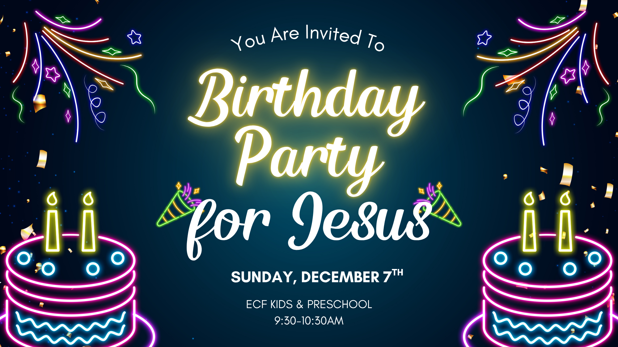 Birthday Party for Jesus