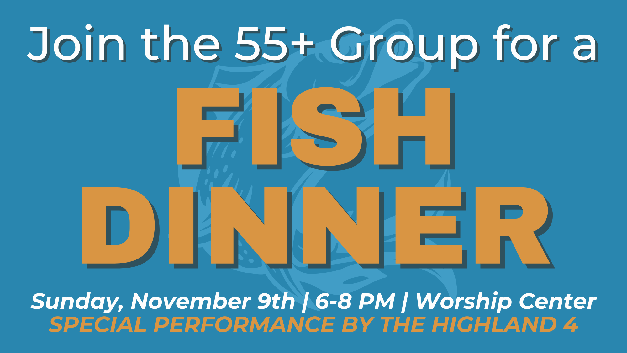 55+ Fish Dinner
