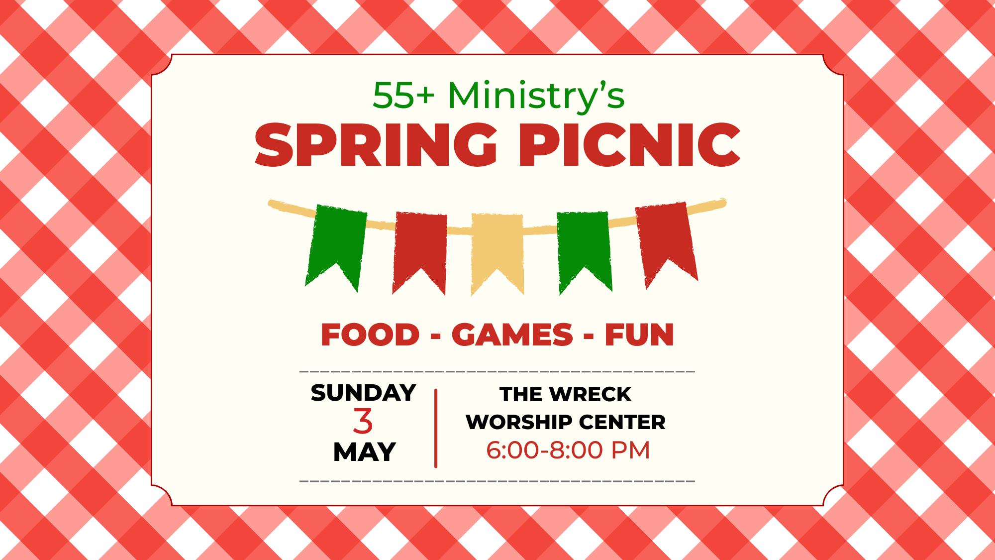 55+ Ministry Spring Picnic