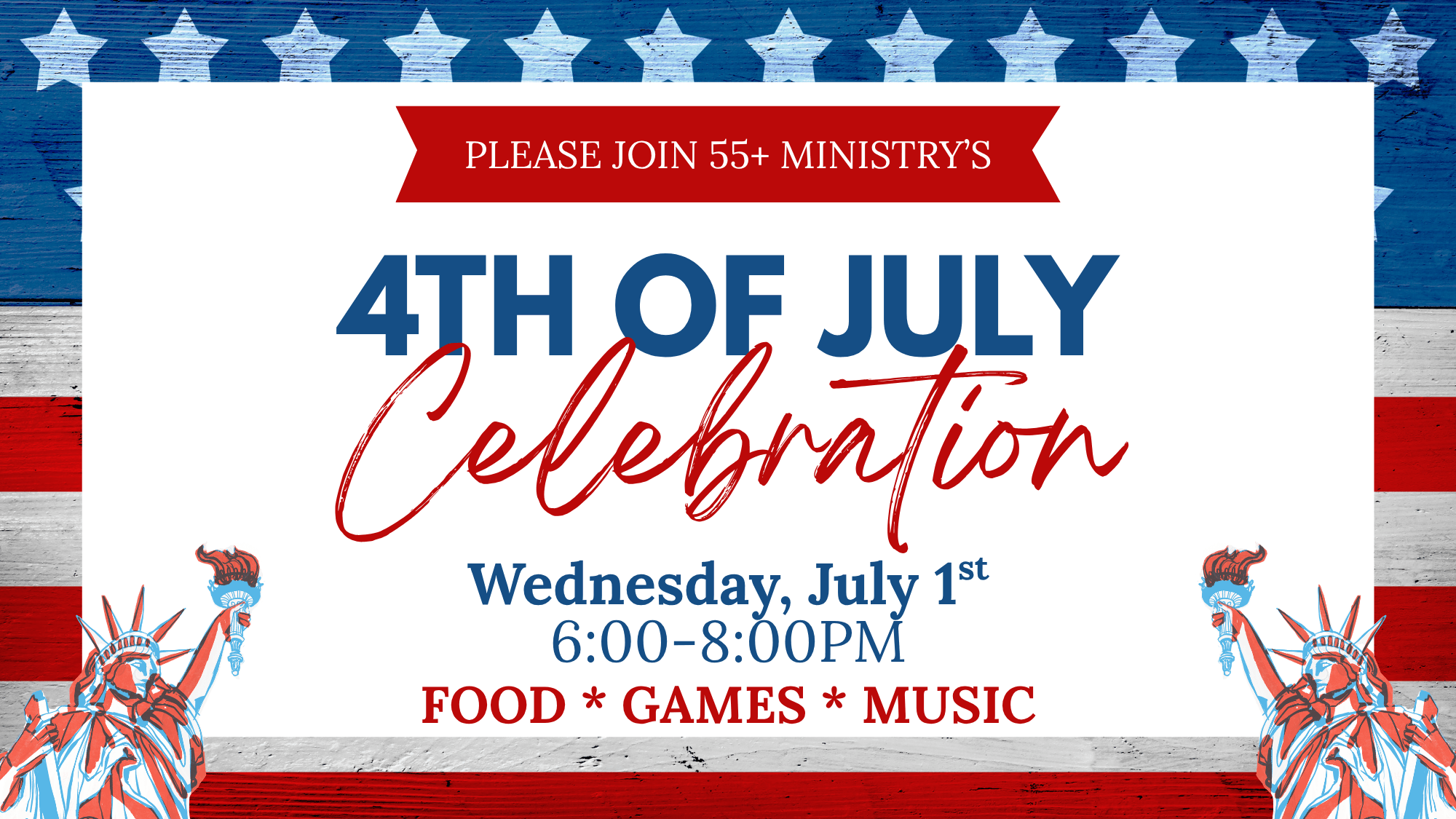 55+ Fourth of July Event
