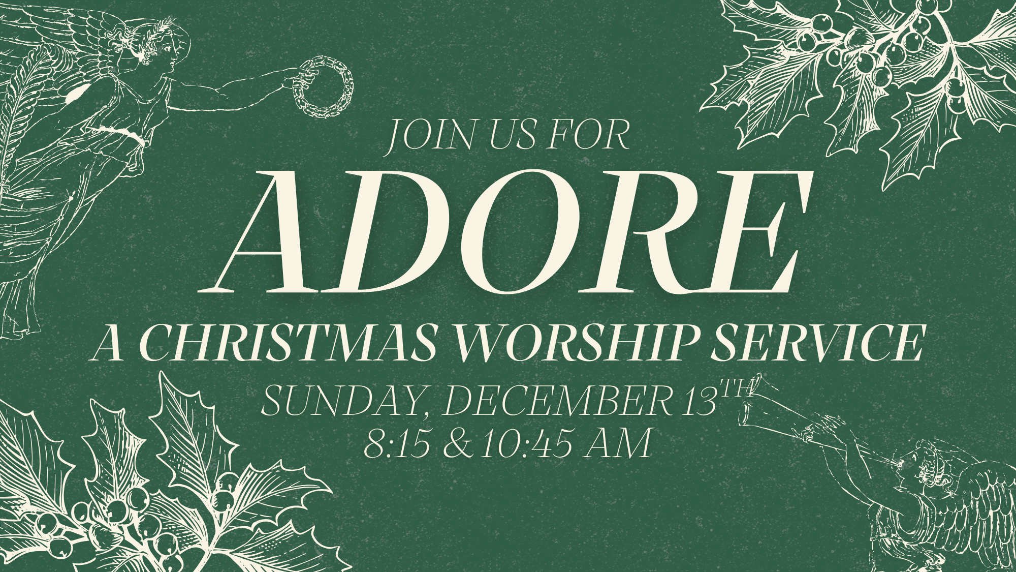 Adore – A Christmas Worship Service