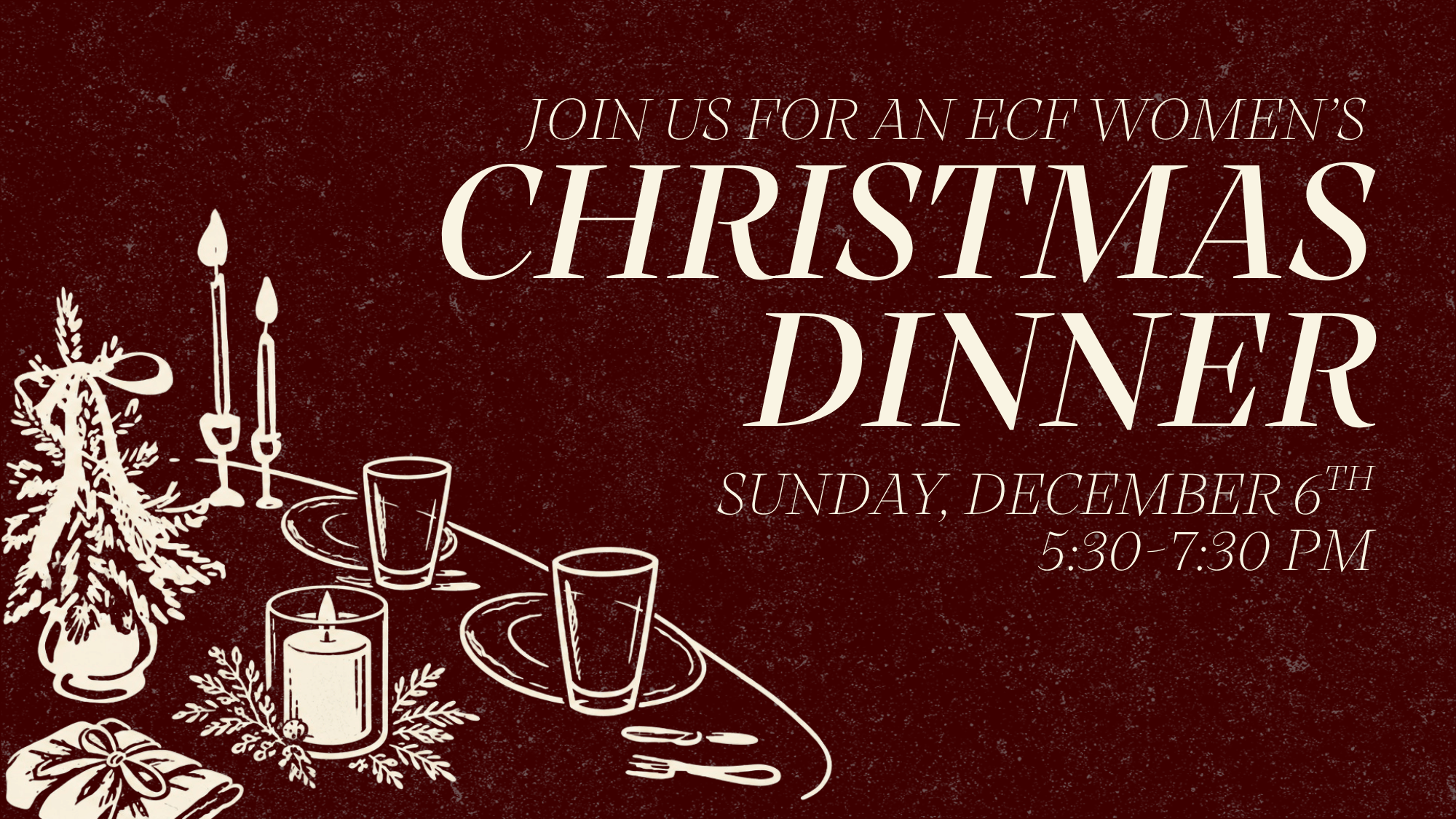 Women’s Christmas Dinner